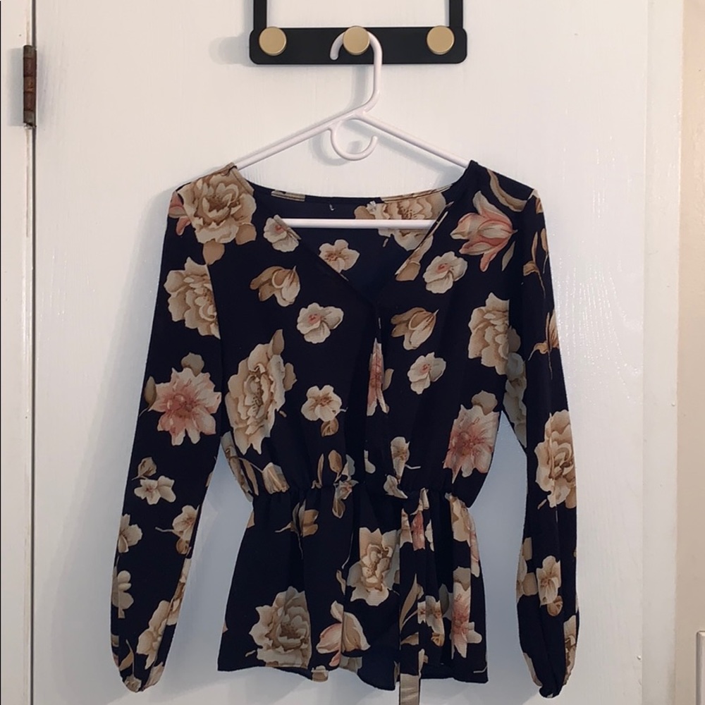 Floral Long Sleeve Top